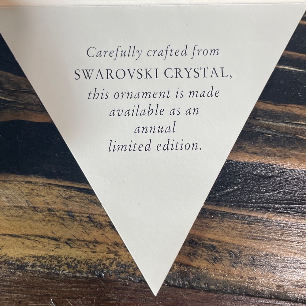 Swarovski 1996 Christmas ornament in box.  Rare. - Picture 12 of 17